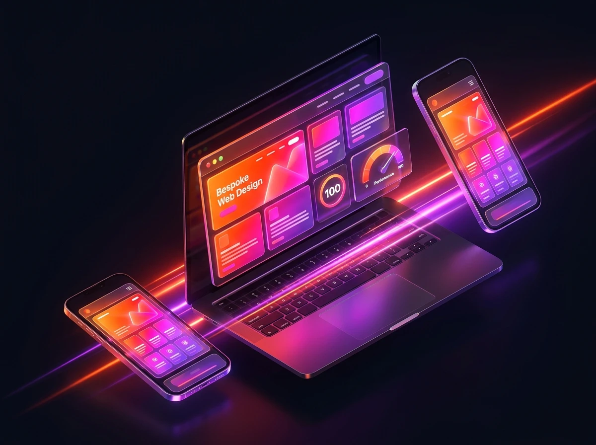 Bespoke handcrafted UK web design and mobile-first engineering
