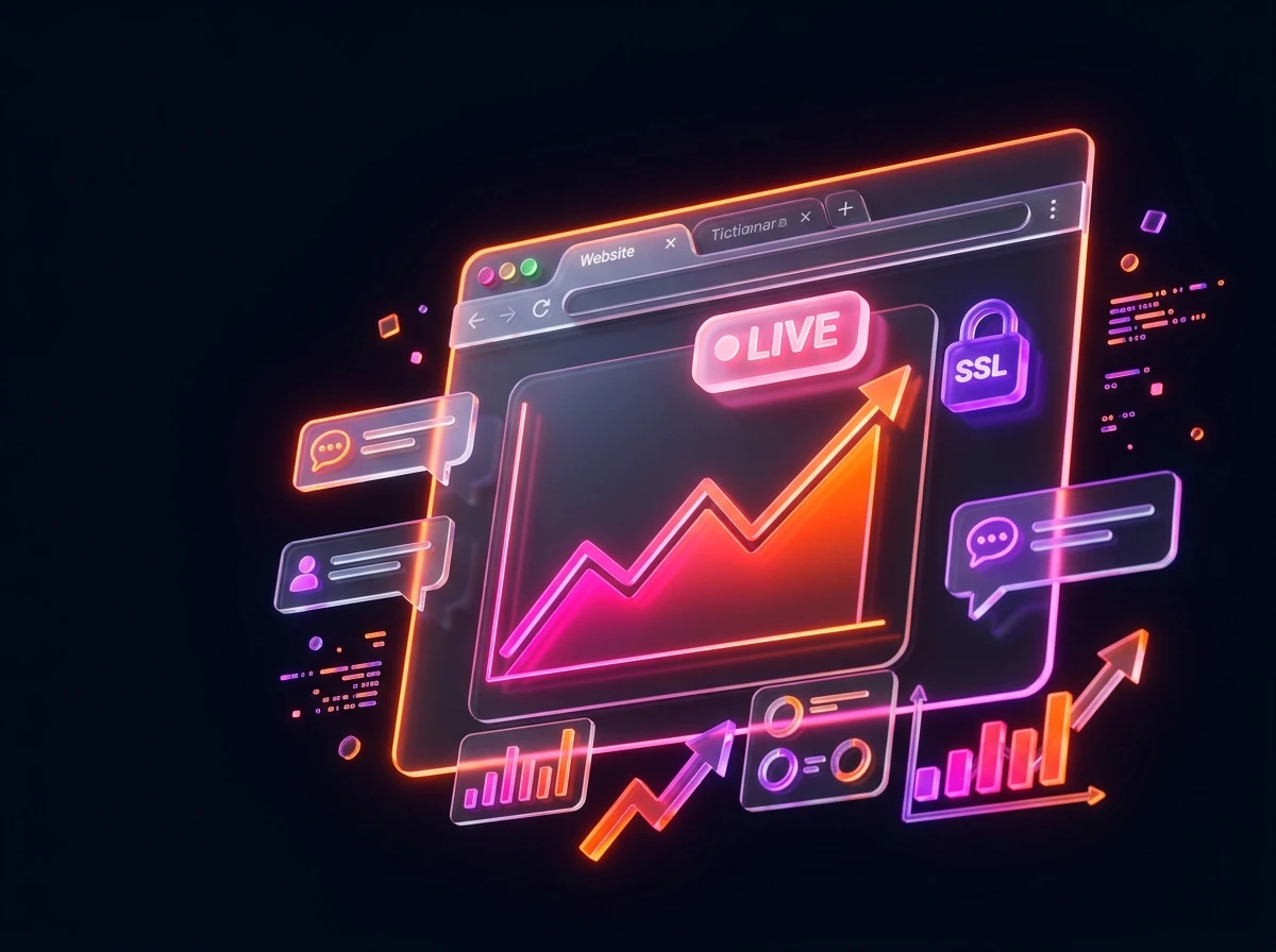 Fast 5 to 7 day website launch with ongoing monthly updates